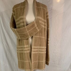 Cyrus Tan Plaid Women's Cardigan